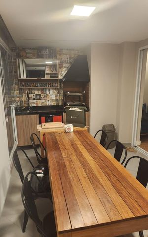 Apartamento à venda com 75m², 2 quartos e 2 vagas Apartamento à venda com 75m², 2 quartos e 2 vagasVaranda gourmet