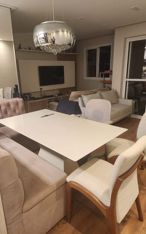 Apartamento à venda com 75m², 2 quartos e 2 vagas Apartamento à venda com 75m², 2 quartos e 2 vagasSala de jantar