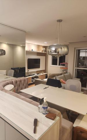 Apartamento à venda com 75m², 2 quartos e 2 vagas Apartamento à venda com 75m², 2 quartos e 2 vagasSala de jantar