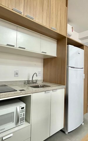 Studio para alugar com 35m², 1 quarto e sem vaga Studio para alugar com 35m², 1 quarto e sem vagaCozinha