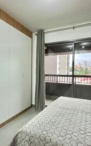 Studio para alugar com 35m², 1 quarto e sem vaga Studio para alugar com 35m², 1 quarto e sem vagaQuarto