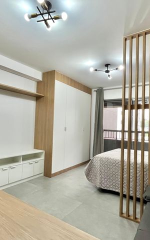 Studio para alugar com 35m², 1 quarto e sem vaga Studio para alugar com 35m², 1 quarto e sem vagaSala