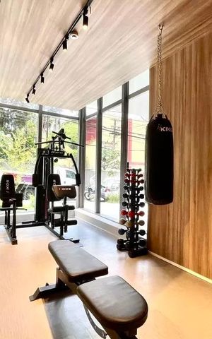 Studio para alugar com 35m², 1 quarto e sem vaga Studio para alugar com 35m², 1 quarto e sem vagaÁrea comum - Academia