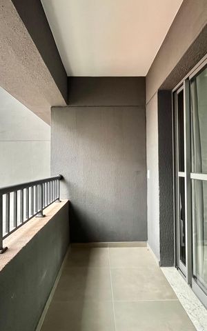 Studio para alugar com 35m², 1 quarto e sem vaga Studio para alugar com 35m², 1 quarto e sem vagaVaranda