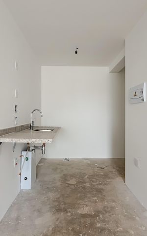 Studio à venda com 34m², 1 quarto e sem vaga Studio à venda com 34m², 1 quarto e sem vagaCozinha