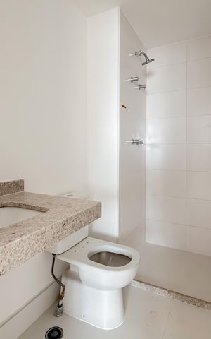 Studio à venda com 34m², 1 quarto e sem vaga Studio à venda com 34m², 1 quarto e sem vagaBanheiro
