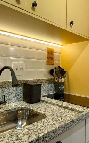 Studio para alugar com 25m², 1 quarto e sem vaga Studio para alugar com 25m², 1 quarto e sem vagaCozinha