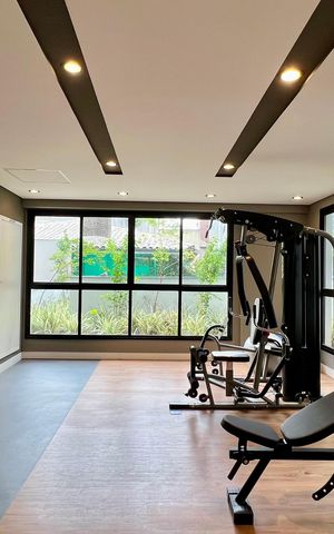 Studio para alugar com 25m², 1 quarto e sem vaga Studio para alugar com 25m², 1 quarto e sem vagaAcademia
