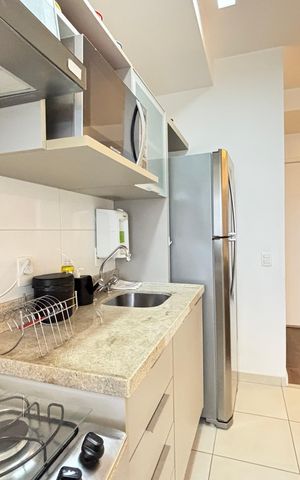 Apartamento à venda com 54m², 1 quarto e 1 vagaCozinha