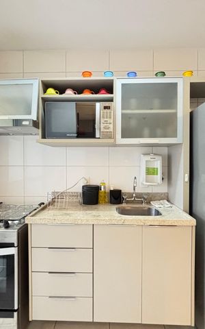Apartamento à venda com 54m², 1 quarto e 1 vagaCozinha