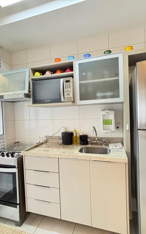 Apartamento à venda com 54m², 1 quarto e 1 vagaCozinha
