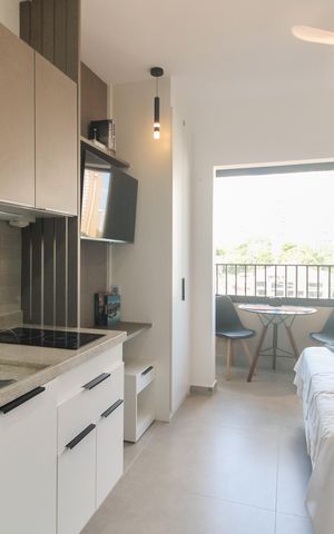 Studio para alugar com 23m², 1 quarto e sem vaga Studio para alugar com 23m², 1 quarto e sem vagaStudio - Quarto