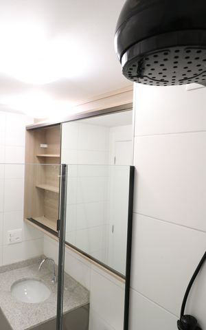 Studio para alugar com 32m², 1 quarto e sem vagaBanheiro