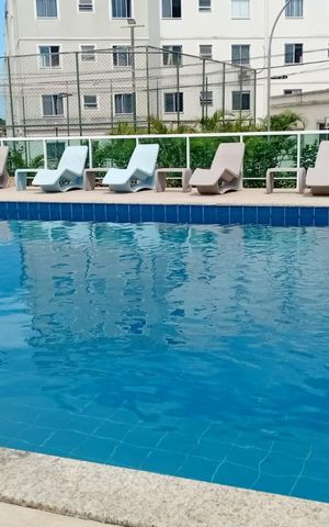 Apartamento para alugar com 46m², 2 quartos e 1 vaga Apartamento para alugar com 46m², 2 quartos e 1 vagaÁrea comum - Piscina