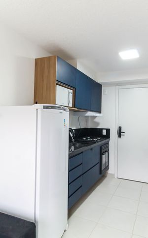 Apartamento à venda com 30m², 1 quarto e sem vaga Apartamento à venda com 30m², 1 quarto e sem vagaSala/Cozinha