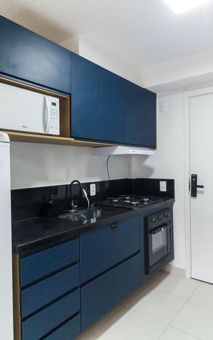 Apartamento à venda com 30m², 1 quarto e sem vaga Apartamento à venda com 30m², 1 quarto e sem vagaSala/Cozinha