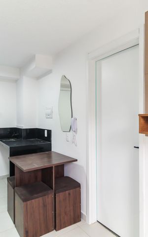 Apartamento à venda com 30m², 1 quarto e sem vaga Apartamento à venda com 30m², 1 quarto e sem vagaSala/Cozinha