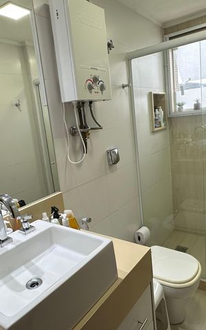 Apartamento à venda com 66m², 3 quartos e 2 vagasBanheiro