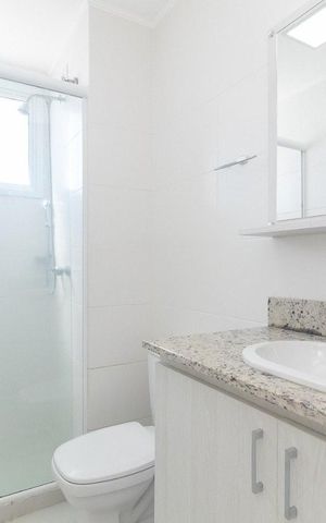Apartamento para alugar com 52m², 1 quarto e 1 vaga Apartamento para alugar com 52m², 1 quarto e 1 vagaBanheiro