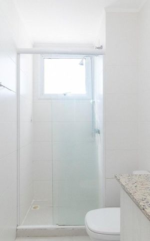 Apartamento para alugar com 52m², 1 quarto e 1 vaga Apartamento para alugar com 52m², 1 quarto e 1 vagaBanheiro
