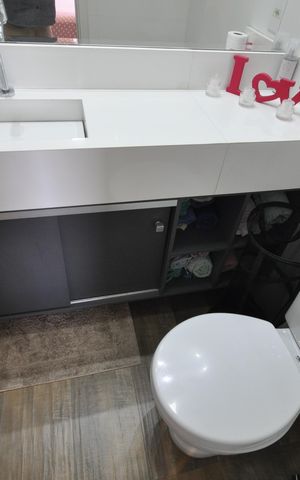 Apartamento para alugar com 68m², 3 quartos e 1 vagaBanheiro do Quarto Suíte