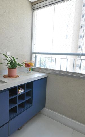 Apartamento para alugar com 68m², 3 quartos e 1 vagaSacada Gourmet