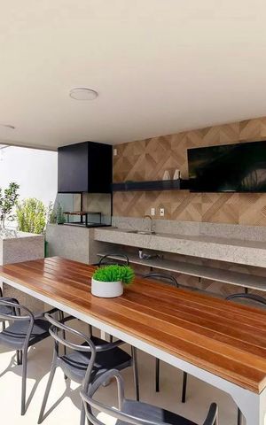 Apartamento à venda com 79m², 3 quartos e 1 vagaChurrasqueira 