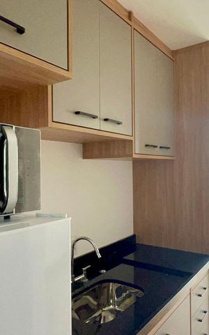Studio à venda com 24m², 1 quarto e sem vagaCozinha