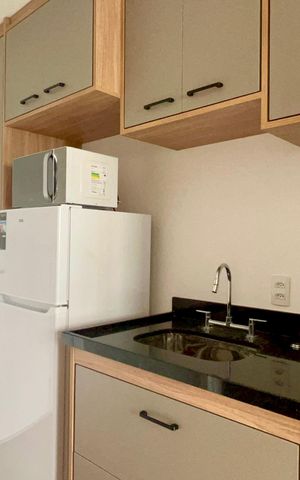Studio à venda com 24m², 1 quarto e sem vagaCozinha
