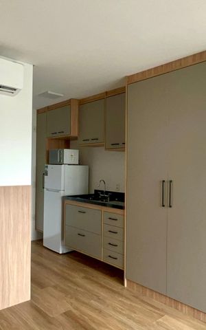 Studio à venda com 24m², 1 quarto e sem vagaStudio