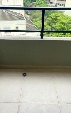 Studio à venda com 24m², 1 quarto e sem vagaVaranda