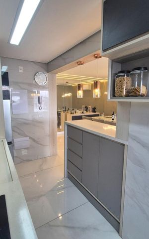 Apartamento à venda com 91m², 3 quartos e 2 vagas Apartamento à venda com 91m², 3 quartos e 2 vagasCozinha