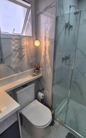 Apartamento à venda com 91m², 3 quartos e 2 vagas Apartamento à venda com 91m², 3 quartos e 2 vagasBanheiro
