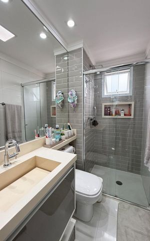 Apartamento à venda com 73m², 2 quartos e 2 vagas Apartamento à venda com 73m², 2 quartos e 2 vagasBanheiro 1
