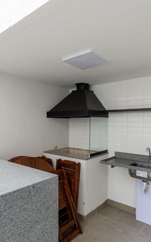Apartamento para alugar com 28m², 2 quartos e sem vaga Apartamento para alugar com 28m², 2 quartos e sem vagaÁrea comum - Churrasqueira