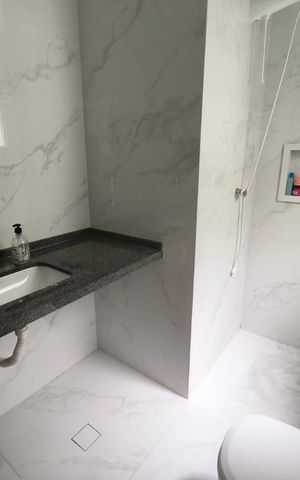 Casa à venda com 125m², 3 quartos e 2 vagas Casa à venda com 125m², 3 quartos e 2 vagasBanheiro