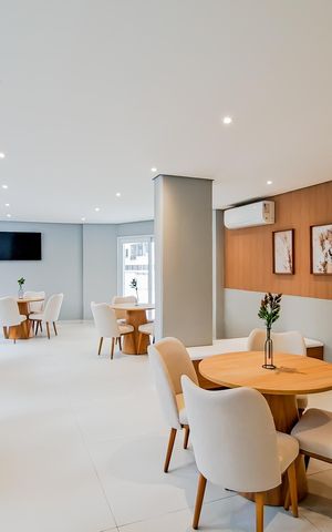 Apartamento à venda com 45m², 2 quartos e 1 vagaÁrea comum - Salão de festas