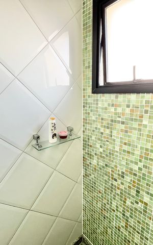 Apartamento à venda com 126m², 3 quartos e 2 vagas Apartamento à venda com 126m², 3 quartos e 2 vagasBanheiro Social