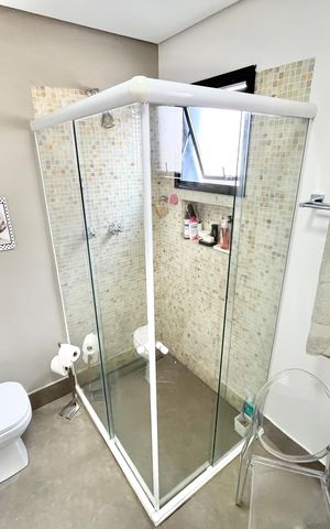 Apartamento à venda com 126m², 3 quartos e 2 vagas Apartamento à venda com 126m², 3 quartos e 2 vagasBanheiro da Suíte