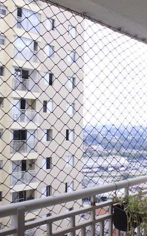 Apartamento à venda com 64m², 3 quartos e 1 vagaVaranda