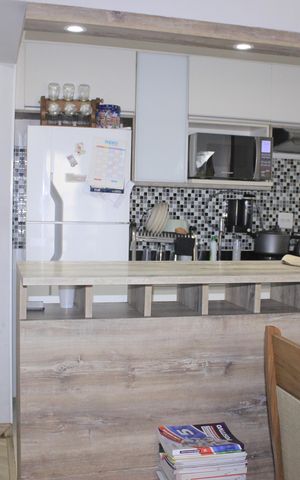 Apartamento à venda com 64m², 3 quartos e 1 vagaCozinha
