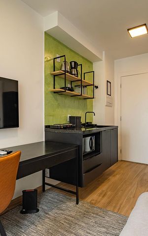 Apartamento à venda com 24m², 1 quarto e sem vaga Apartamento à venda com 24m², 1 quarto e sem vagaSala/Cozinha