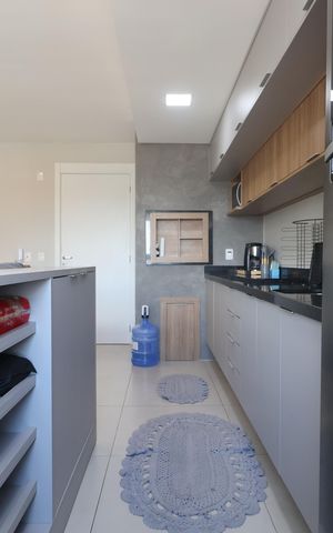 Apartamento à venda com 53m², 2 quartos e 1 vagaCozinha e Área de Serviço