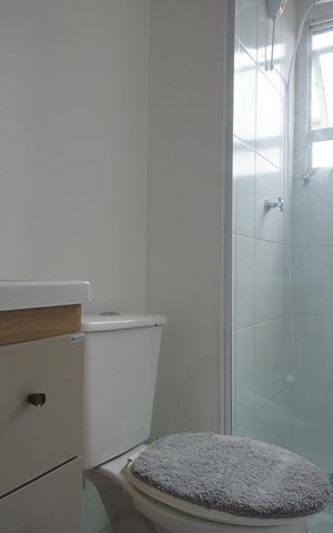 Apartamento à venda com 43m², 2 quartos e 1 vagaBanheiro Corredor