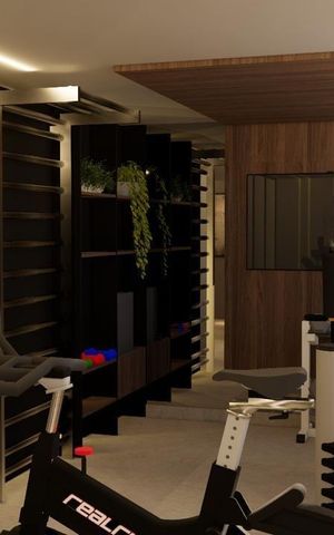 Apartamento à venda com 69m², 2 quartos e 1 vaga Apartamento à venda com 69m², 2 quartos e 1 vagaÁrea comum - Academia - Projeto