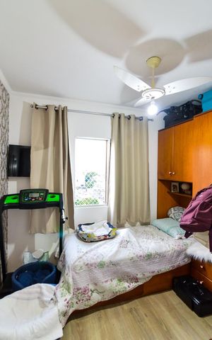 Apartamento à venda com 72m², 3 quartos e 1 vagaQuarto 2