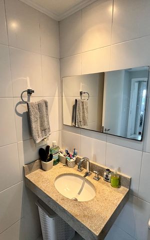 Apartamento para alugar com 127m², 3 quartos e 2 vagas Apartamento para alugar com 127m², 3 quartos e 2 vagasBanheiro da Suíte 1