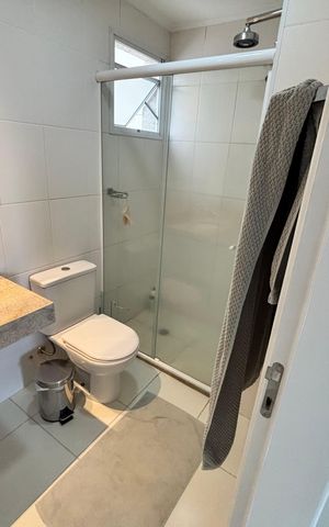 Apartamento para alugar com 127m², 3 quartos e 2 vagas Apartamento para alugar com 127m², 3 quartos e 2 vagasBanheiro da Suíte 1