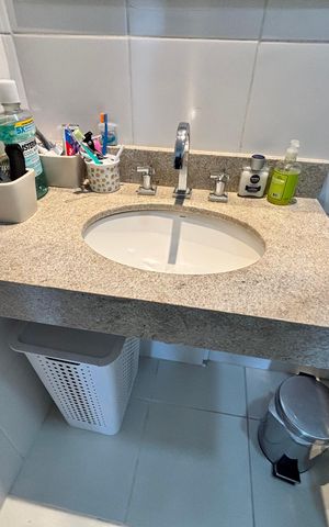 Apartamento para alugar com 127m², 3 quartos e 2 vagas Apartamento para alugar com 127m², 3 quartos e 2 vagasBanheiro da Suíte 1