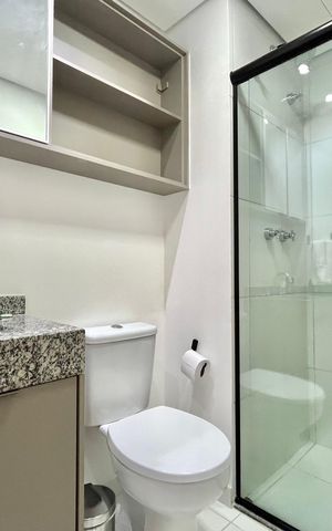 Apartamento à venda com 26m², 1 quarto e sem vaga Apartamento à venda com 26m², 1 quarto e sem vagaBanheiro
